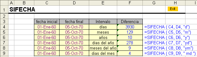 calcular dias transcurridos de una fecha a otra